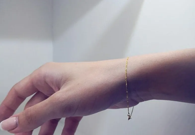 Gold Chain Bracelet | 18K Yellow Gold Chain | Chain Bracelet |Rope Chain Bracelet | Link Chain Bracelet | Wrist Chain | Gold Chain For Women