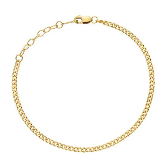 Gold Curb Bracelet