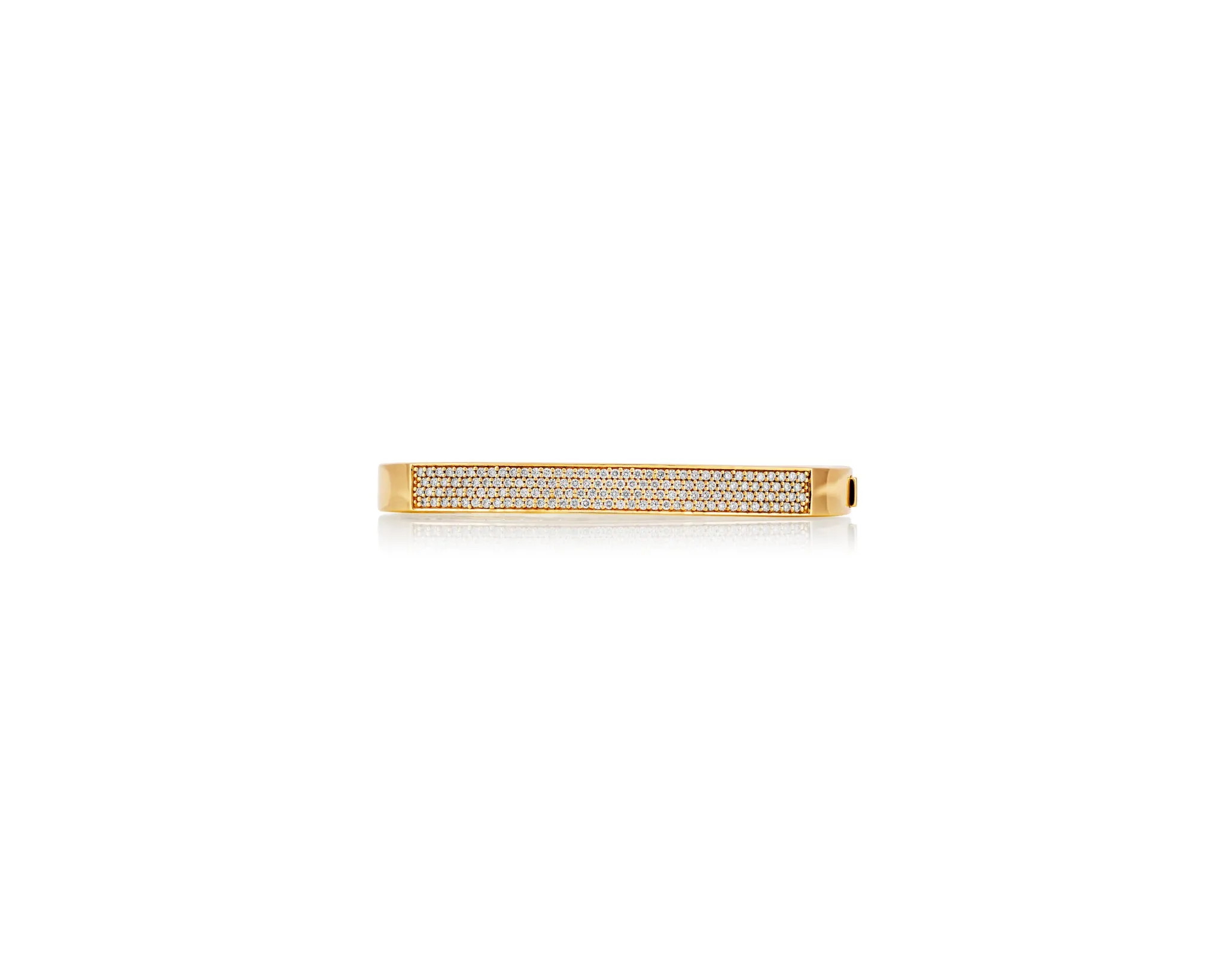 Gold Diamond Toulouse Bangle