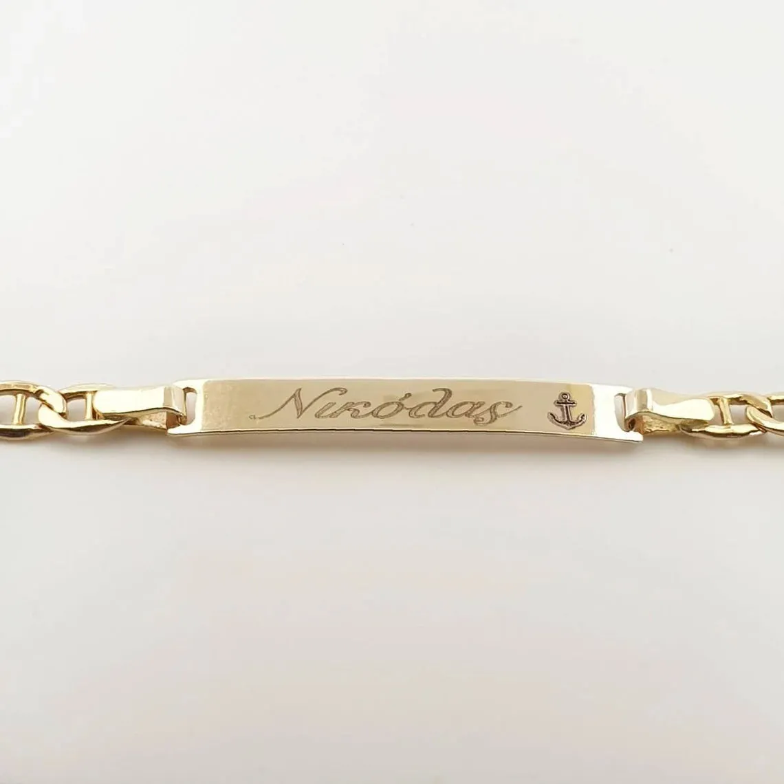 Gold Identity Bracelet