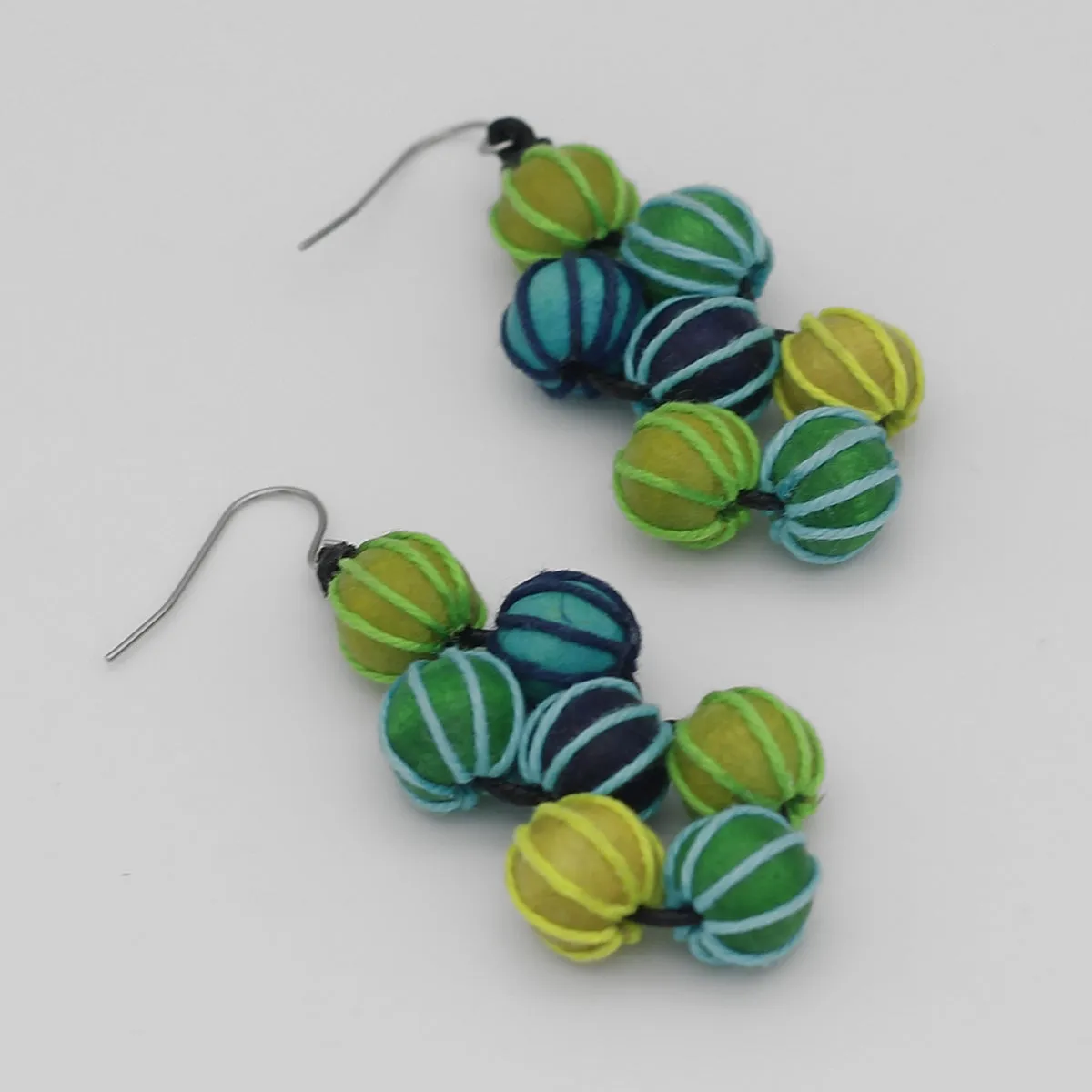 Green Pamela Berries Earrings