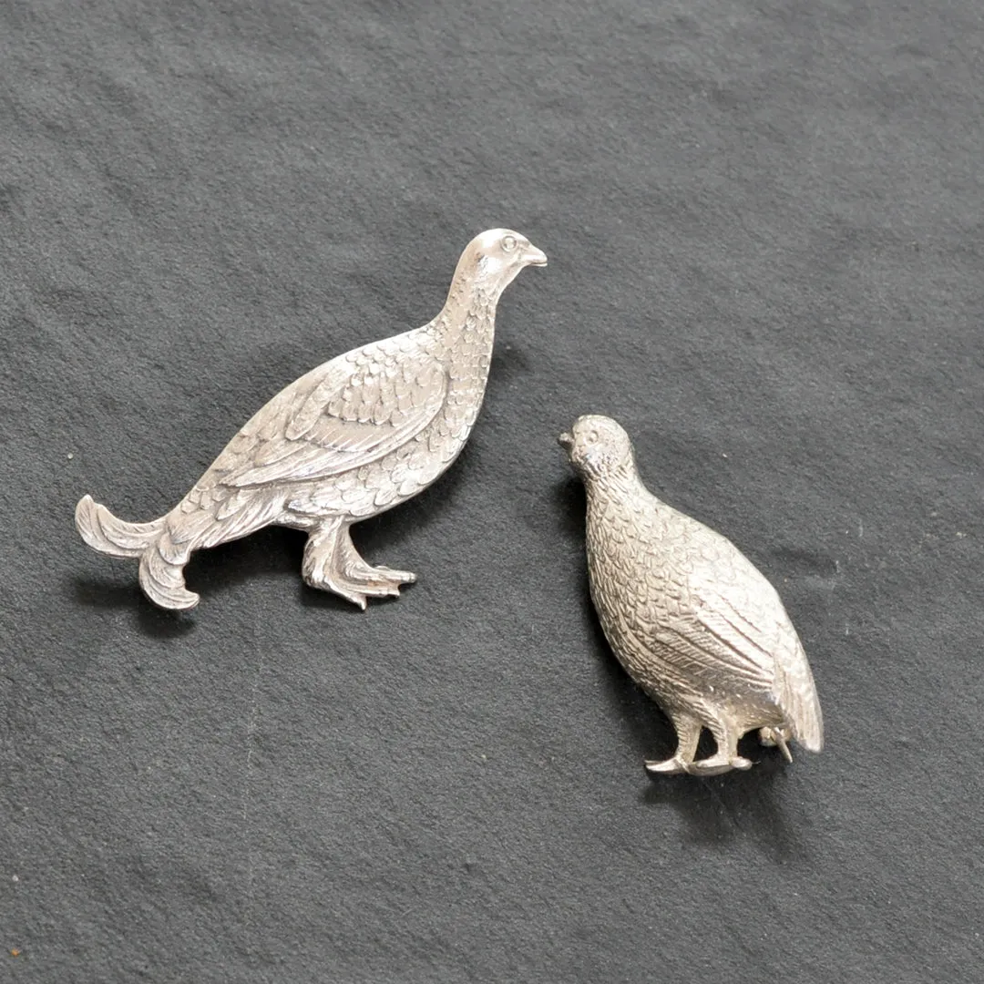 Grouse Brooch