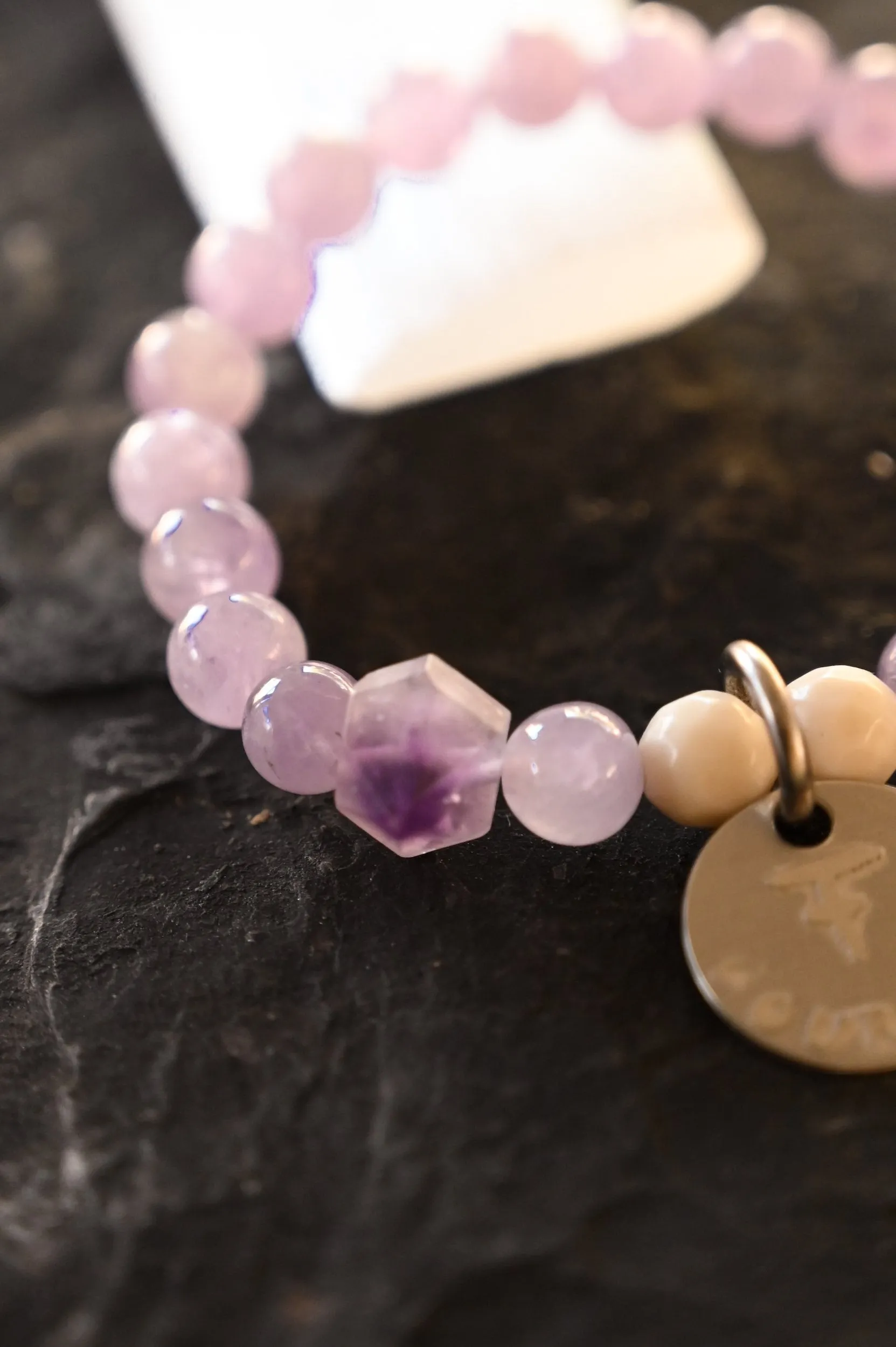 Have Courage Amethyst Bracelet