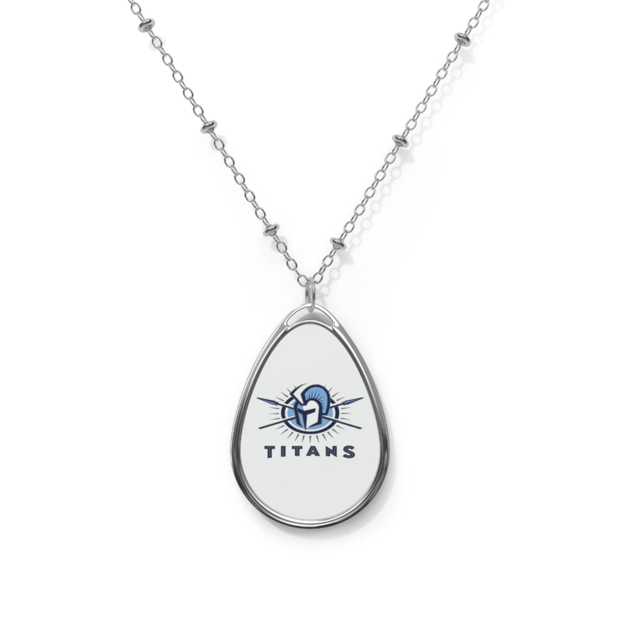 Hopewell HS Oval Necklace