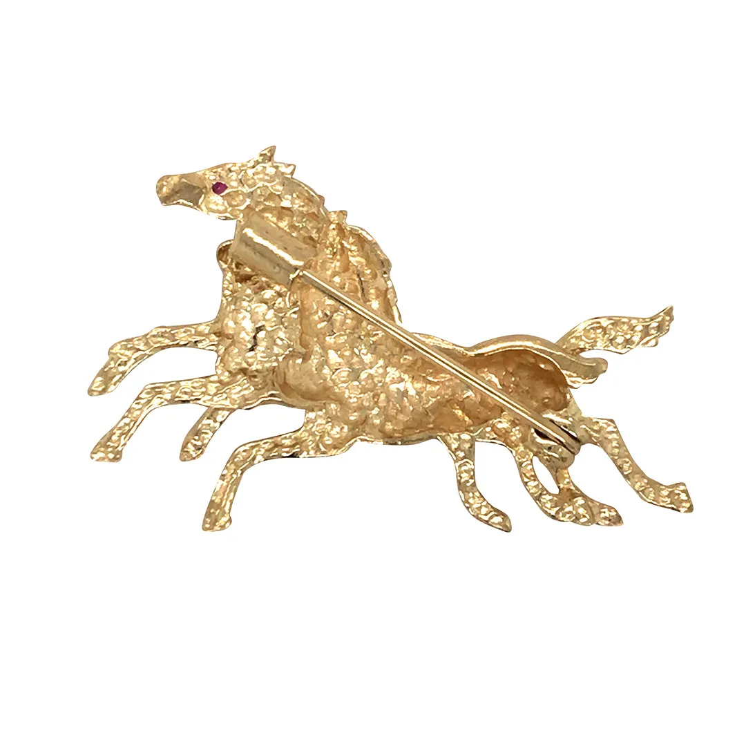 Horse Brooch