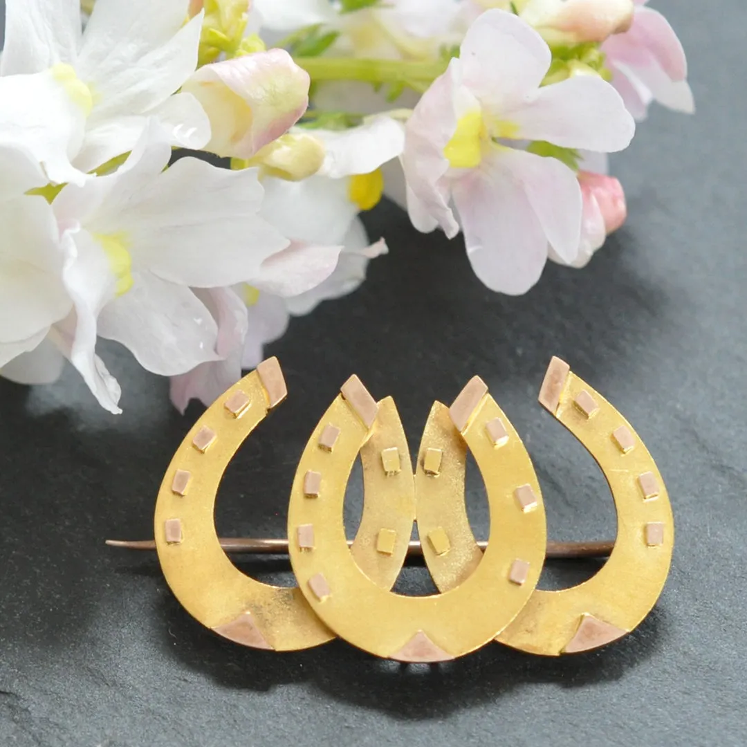 Horse Shoe Brooch