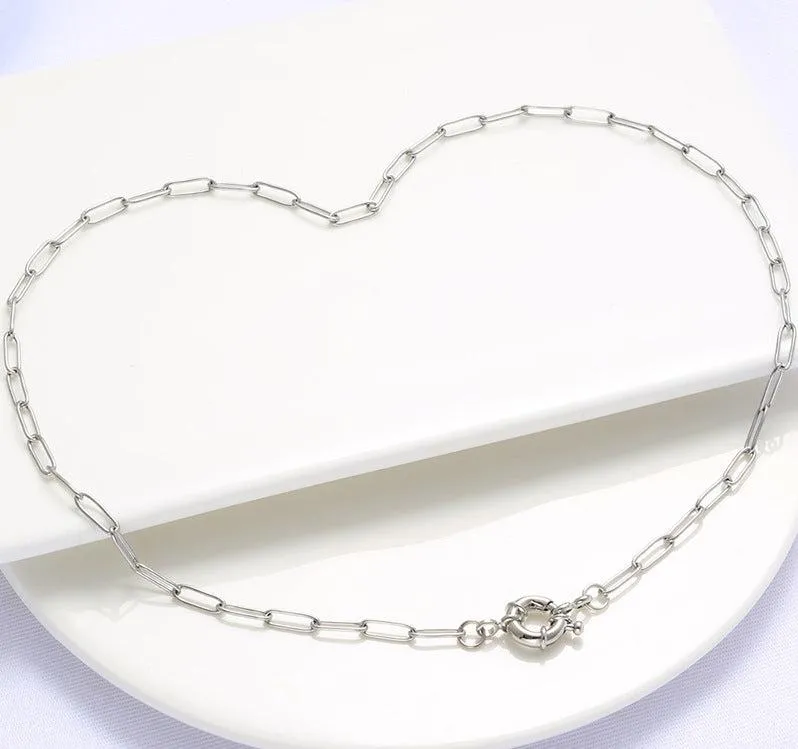 Just Lil things Charm Silver Necklace JLTCHN0003