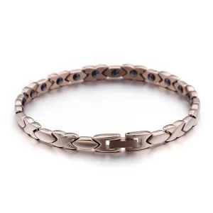 Korean-Inspired Titanium Steel Couple Bracelet - Trendy Stainless Steel Hand Jewelry