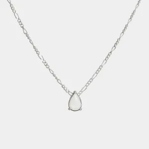 Léa Opal Teardrop Necklace