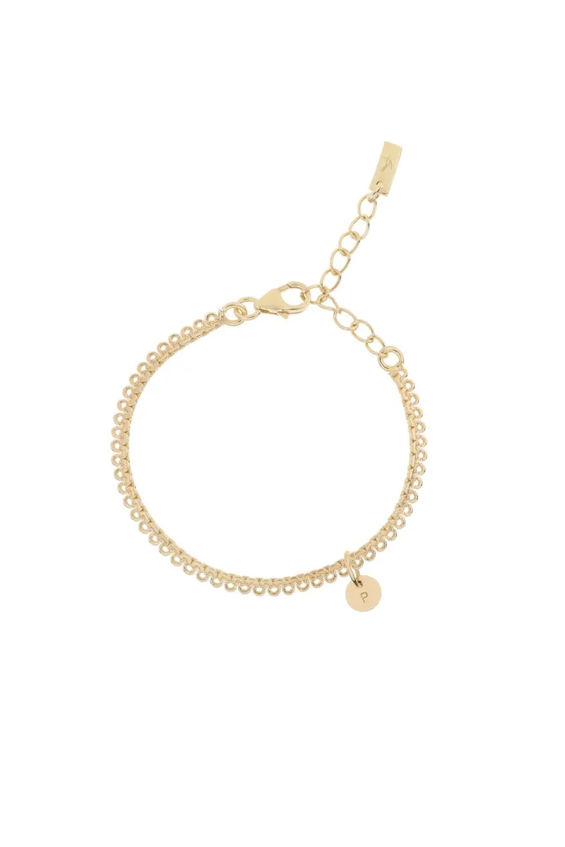 Lace Chain Bracelet - Gold