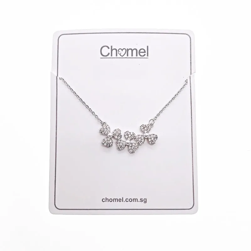 Leaf Cubic Zirconia Necklace