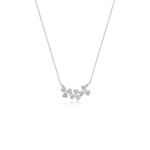 Leaf Cubic Zirconia Necklace