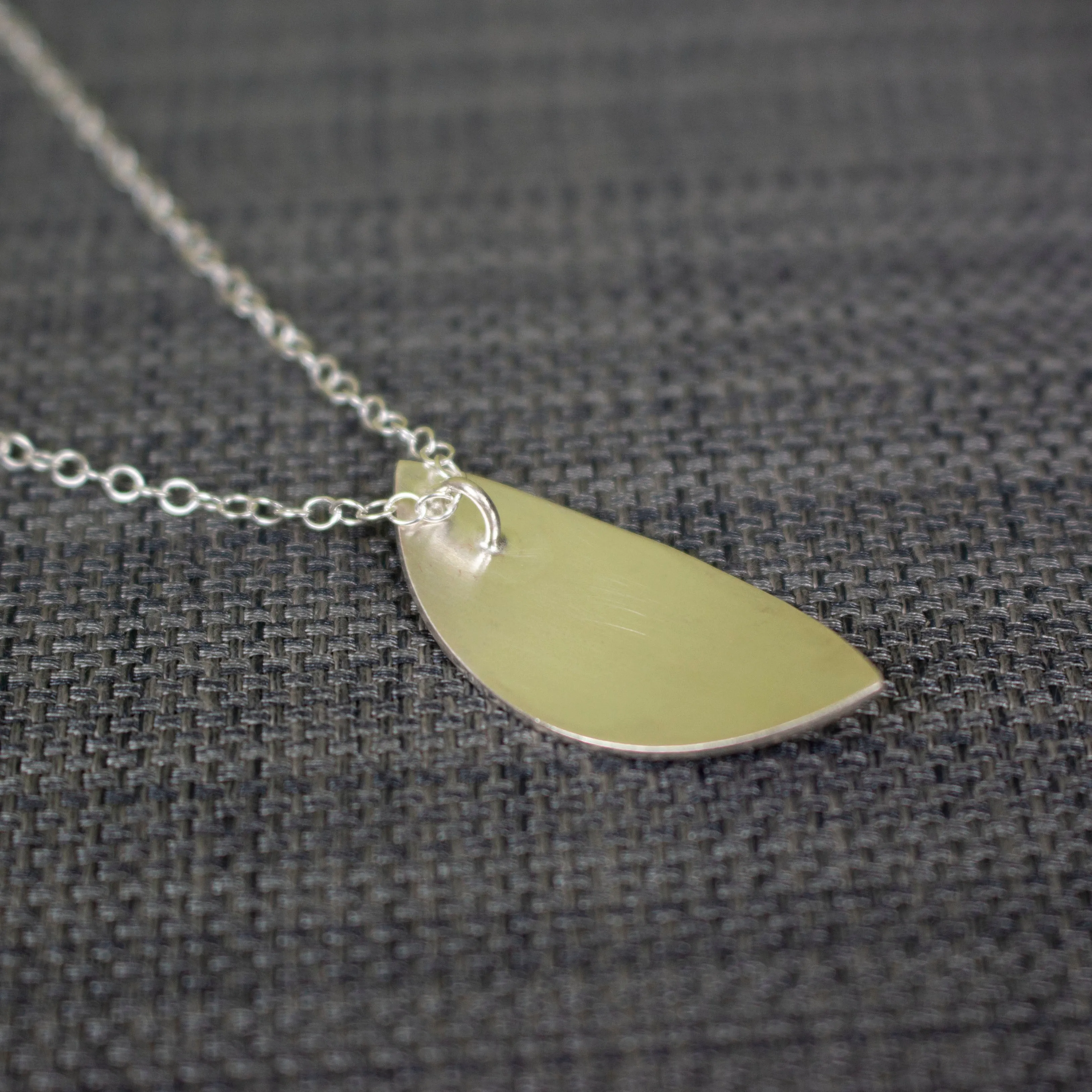 Leaf Petal Silver Pendant