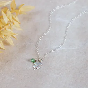 Lucky Aventurine Four Leaf Clover Necklace