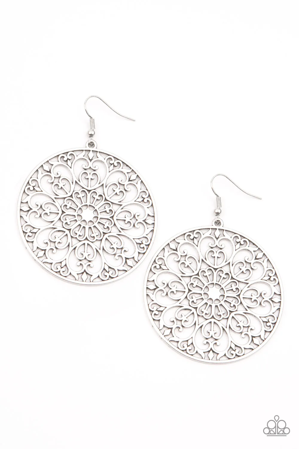 Make A MANDALA Out Of You - Silver Earring