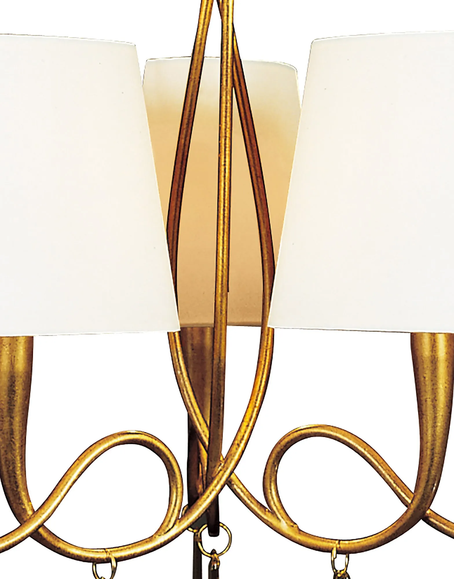 Mantra M0540 Paola Pendant 6 Light Gold Leaf