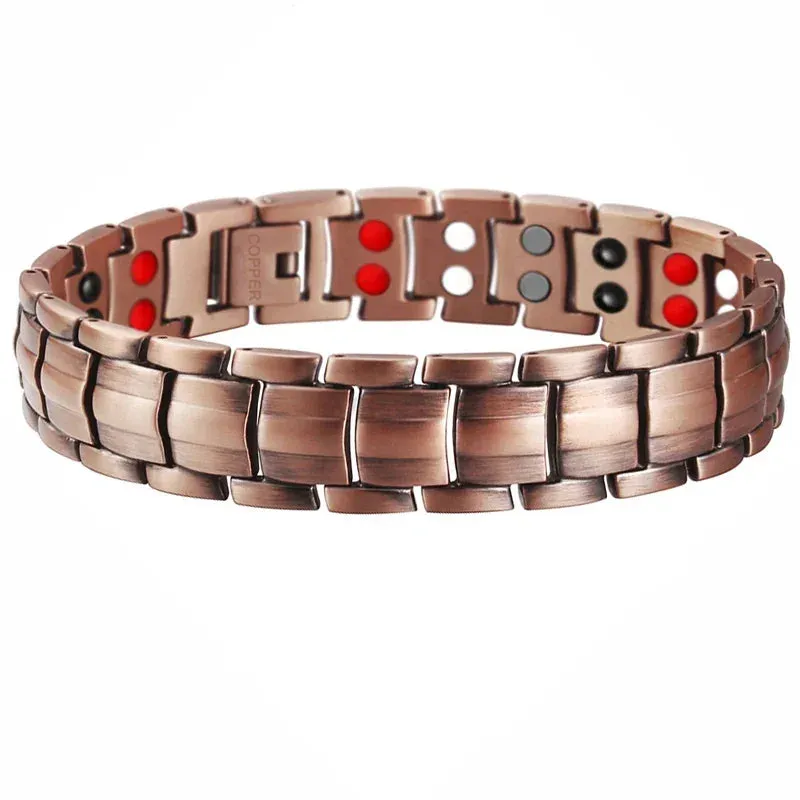 Men's Copper Magnetic Bracelet - Health Energy Germanium Arthritis