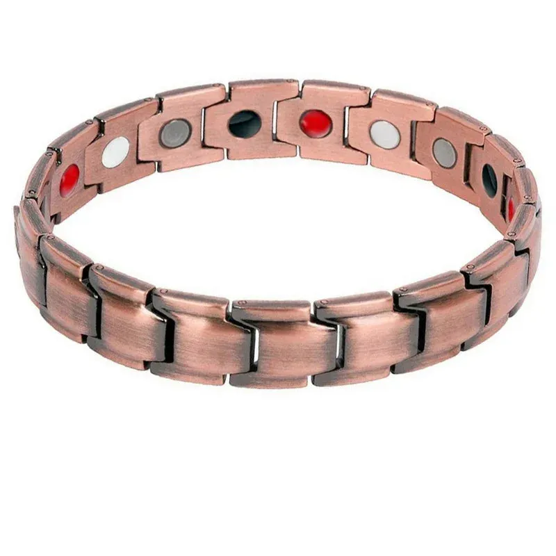 Men's Copper Magnetic Bracelet - Health Energy Germanium Arthritis