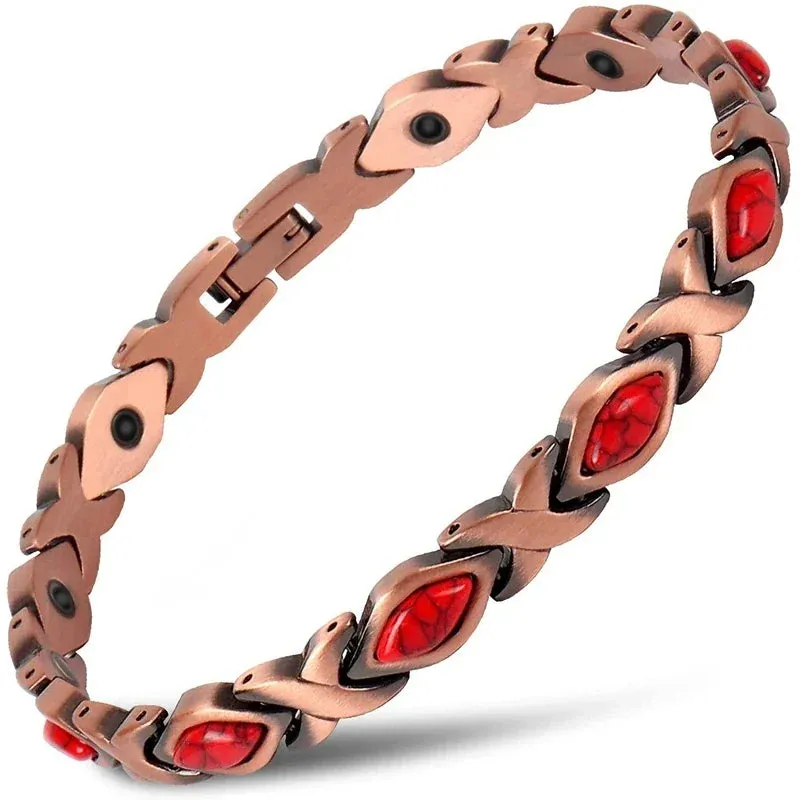 Men's Copper Magnetic Bracelet - Health Energy Germanium Arthritis