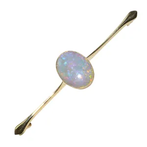 Opal Bar Brooch