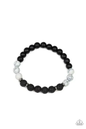 Paparazzi Bracelet ~ Karma - White