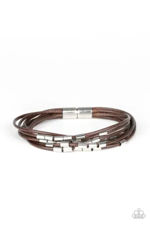 Paparazzi Bracelet ~ Lay Low - Brown