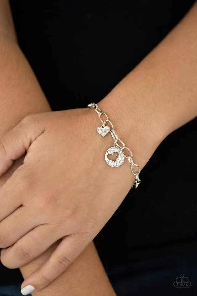 Paparazzi Bracelet ~ Move over Matchmaker! - White