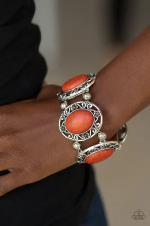 Paparazzi Bracelet ~ Rodeo Rancho - Orange