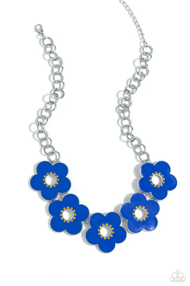 Paparazzi Necklace ~ Cartoon Couture - Blue