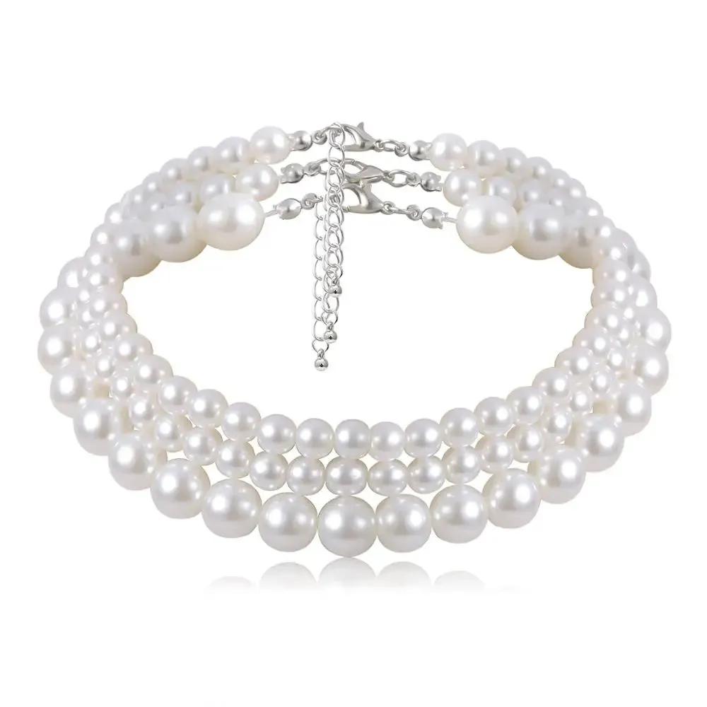 Pearl Layered Elegance Necklace