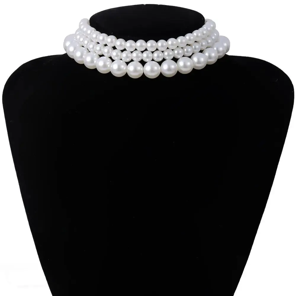 Pearl Layered Elegance Necklace