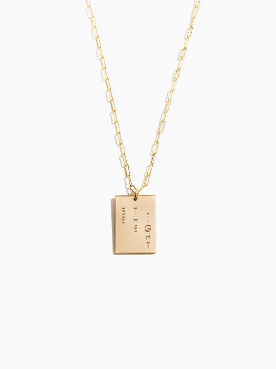 Personalized Novel Necklace