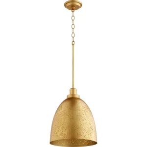 Quorum 8827-74 Pendant - Gold Leaf Stary Night Modern Farmhouse Industrial Transitional Design