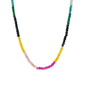 Rainbow Beaded Necklace