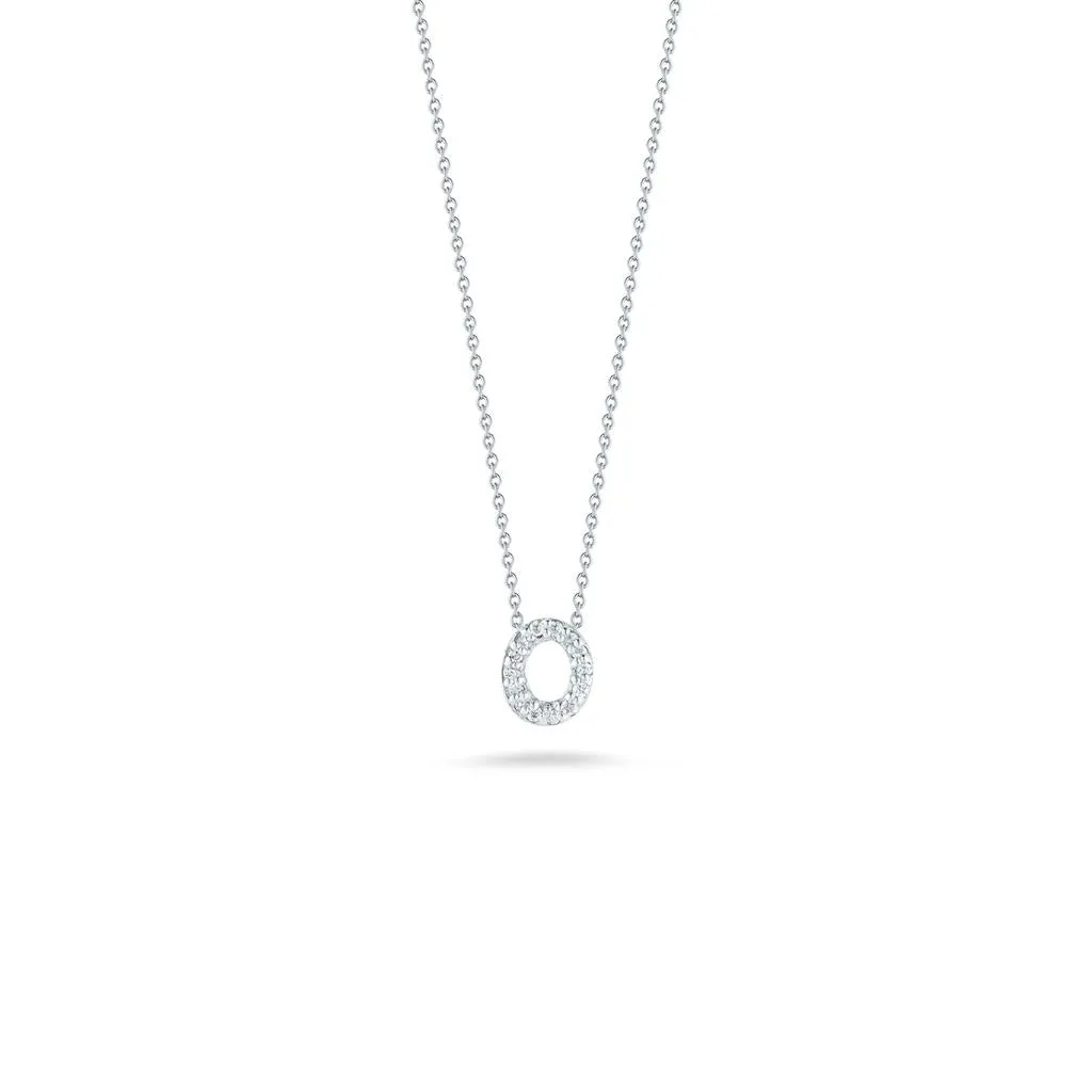 Roberto Coin Love Letter Diamond Pendant, O