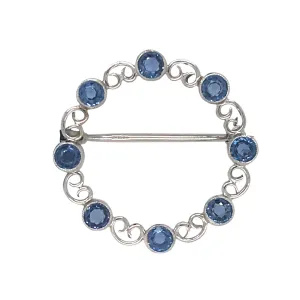 Sapphire Brooch