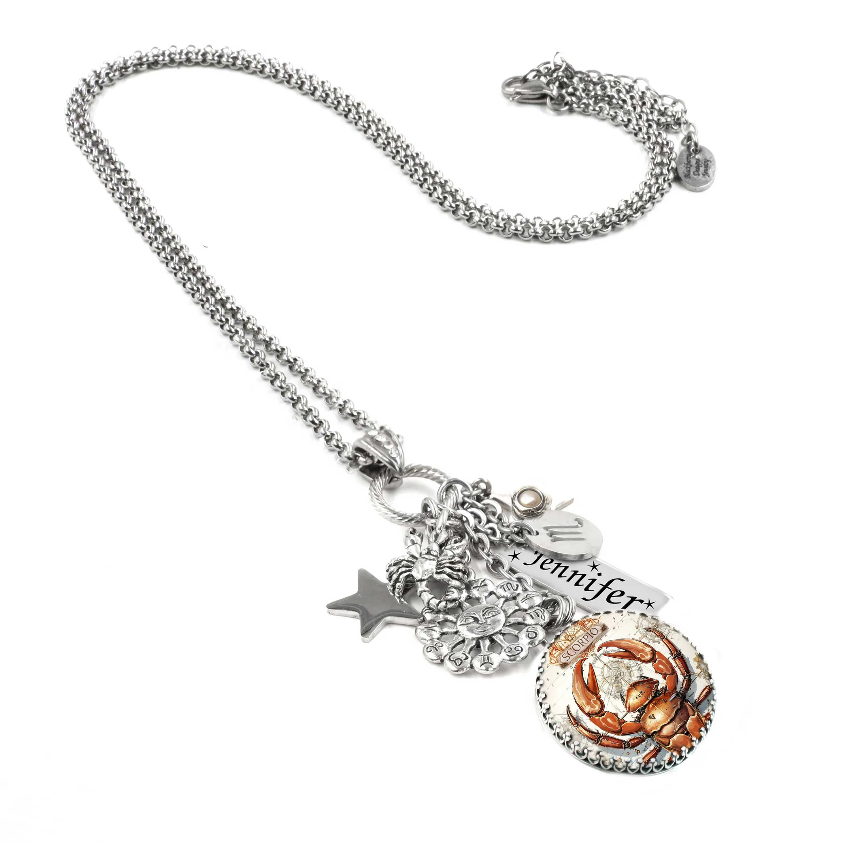 Scorpio Horoscope Necklace