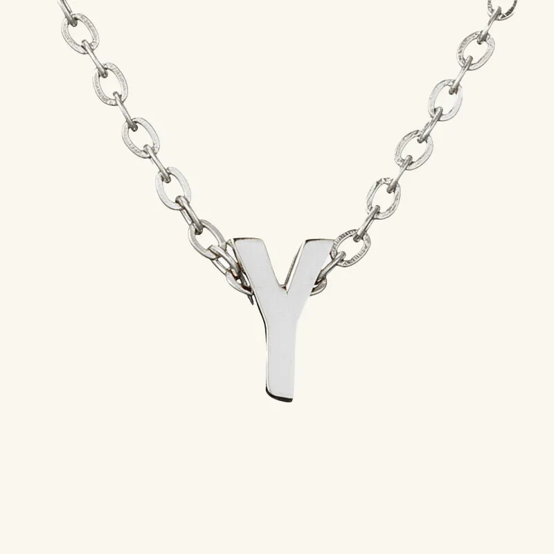 Single Letter Necklace