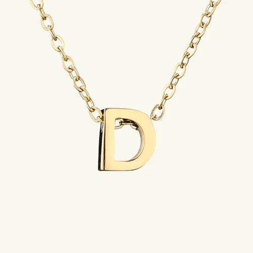 Single Letter Necklace