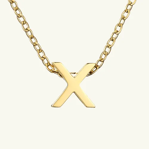 Single Letter Necklace