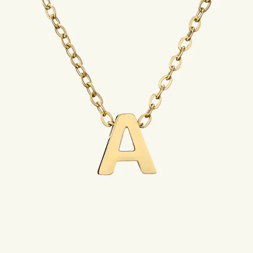 Single Letter Necklace