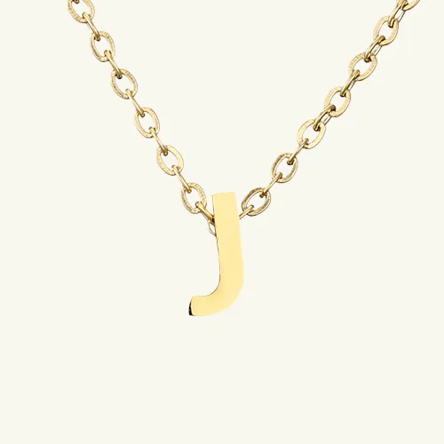 Single Letter Necklace