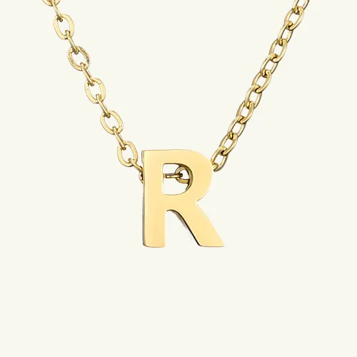 Single Letter Necklace