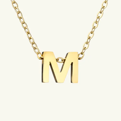 Single Letter Necklace