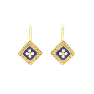 Square Caramujo Earrings