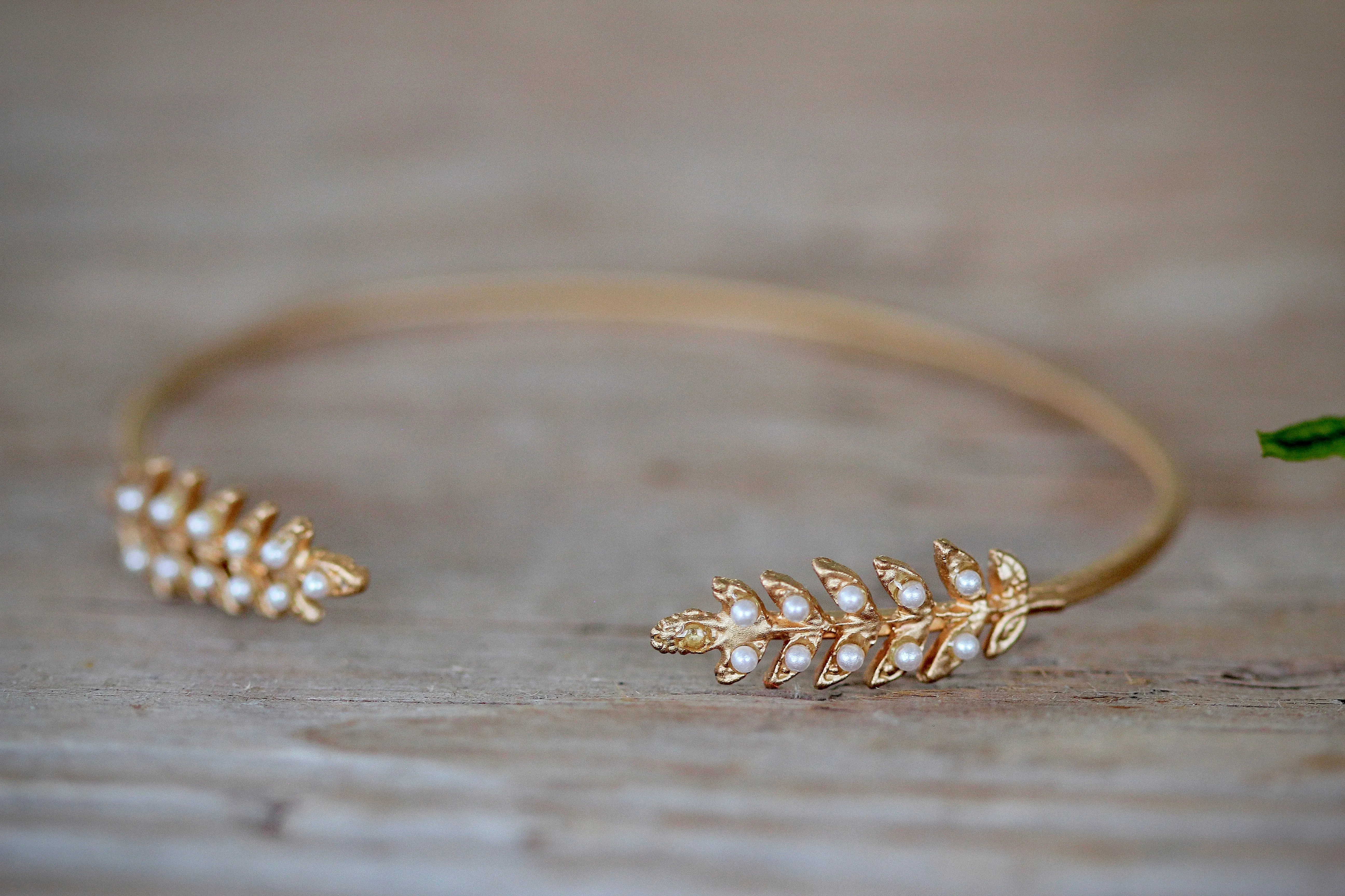 Stems and pearls bracelet- Discounted Version