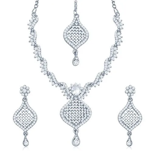 Sukkhi Graceful 3 Pieces Necklace Set Combo for Women