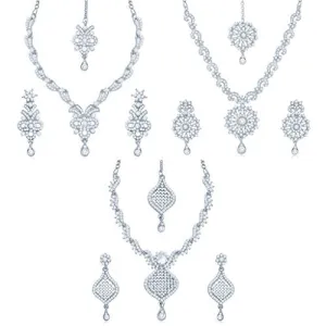 Sukkhi Graceful 3 Pieces Necklace Set Combo for Women