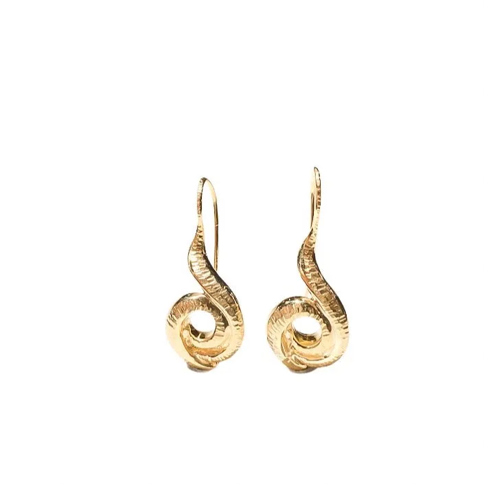 Surrea gold plated silver earrings