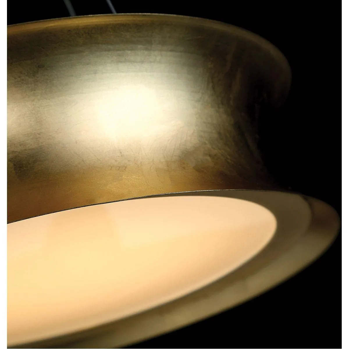 Tango 20 in. LED Pendant Light Gold Finish